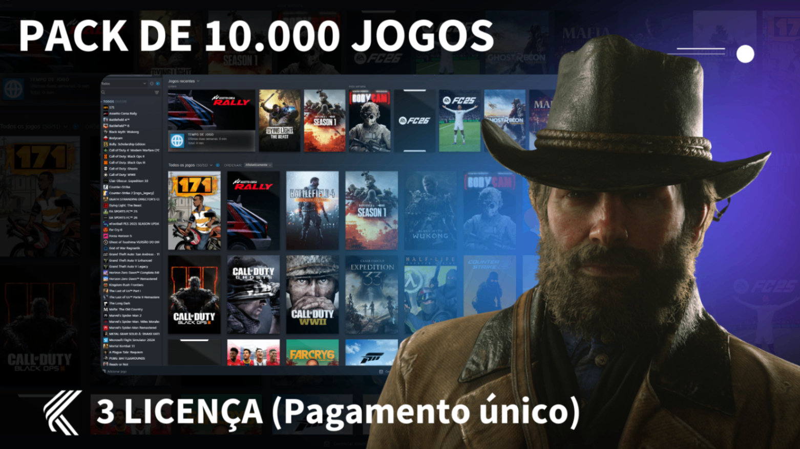 PACK COMPLETO COM 3 LICENÇAS
